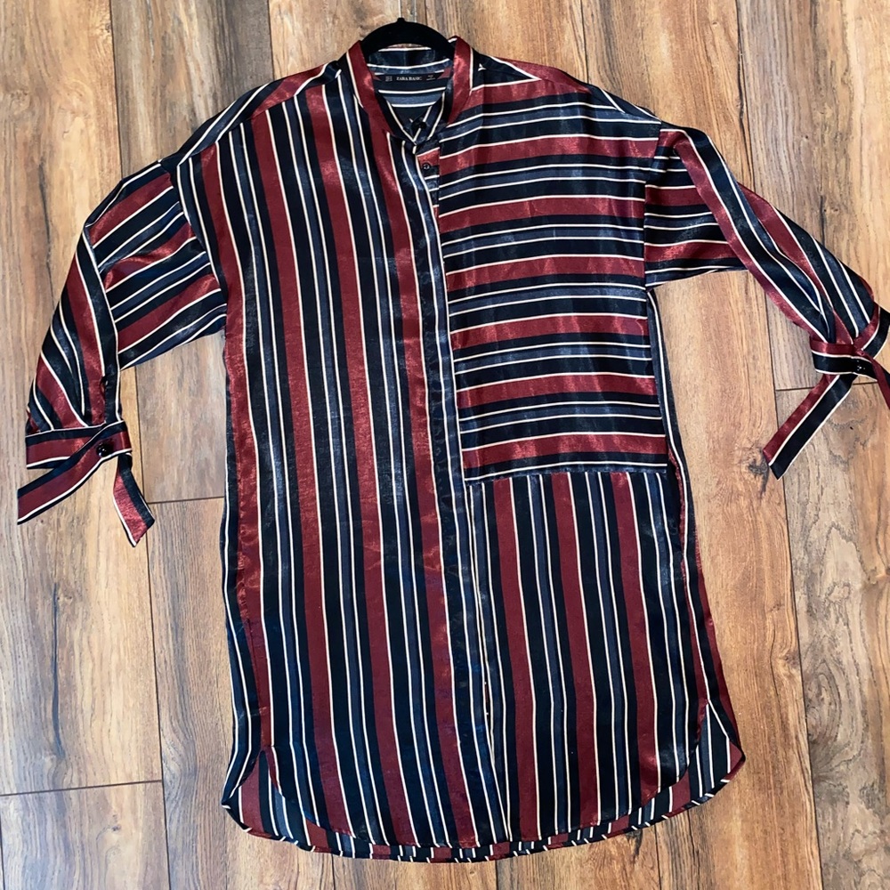 Zara Silk Tunic/ Shirtdress